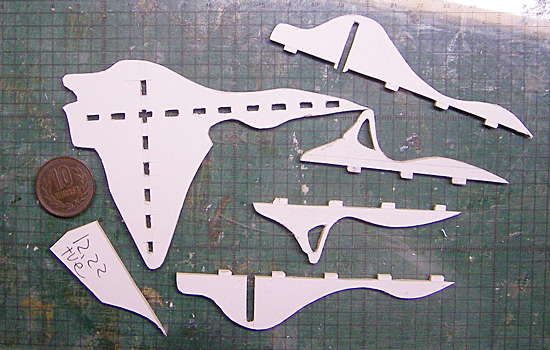 切り出し紙原型