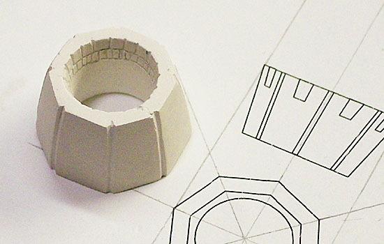 ゴム型＆ノズル原型