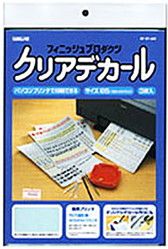 クリアデカール