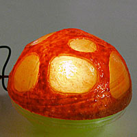 粉末状カラーサンド点灯