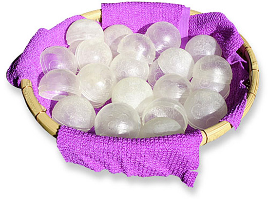 ザルに脱型パーツ